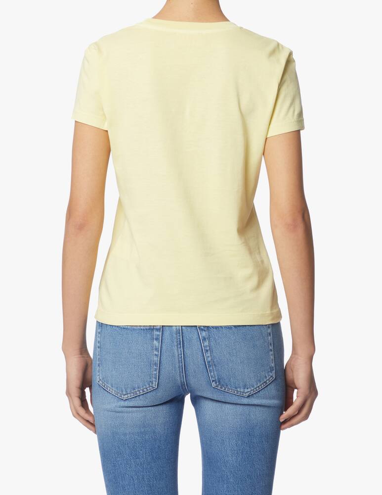 Diesel Cotton t-shirt with logo - yellow - picture 3 Diesel Cotton t-shirt with logo - yellow - picture 3