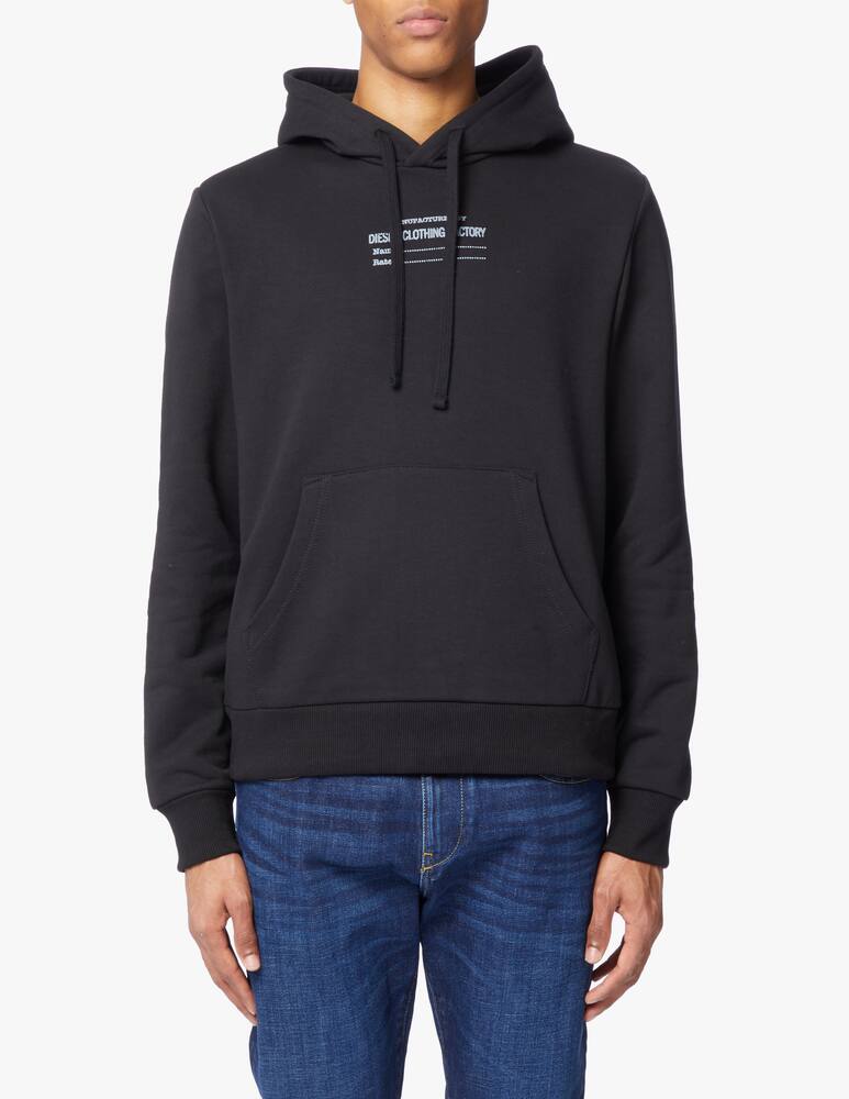 rinascente Diesel Diesel hoodie - black