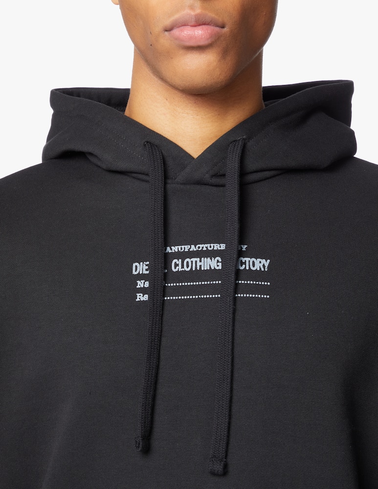 rinascente Diesel Diesel hoodie - black