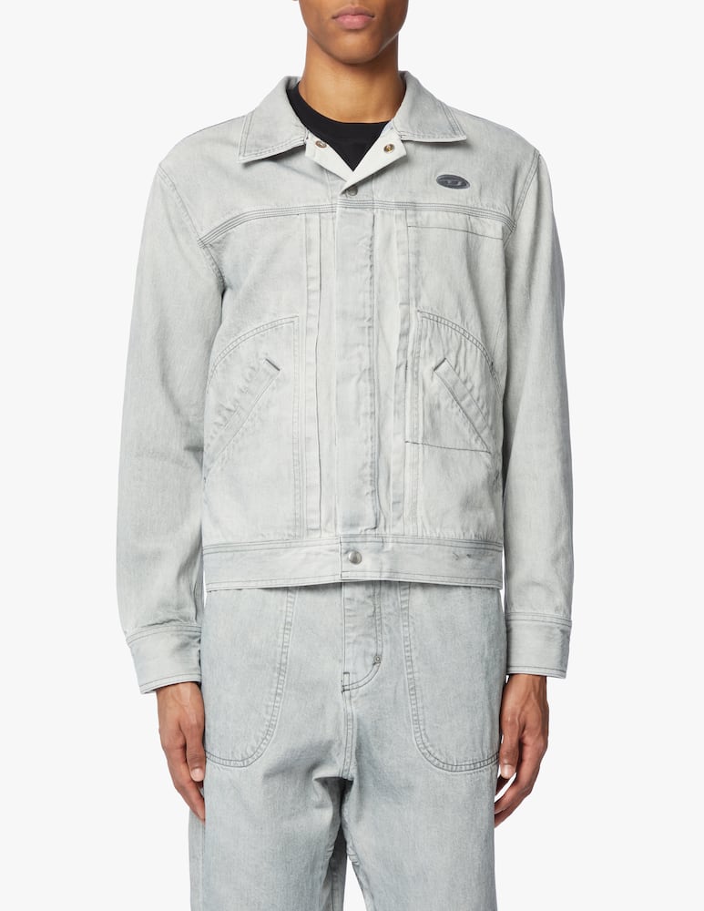 Diesel Giacca di jeans work chiaro sbiadito - azzurro - immagine 1 Diesel Giacca di jeans work chiaro sbiadito - azzurro - immagine 1