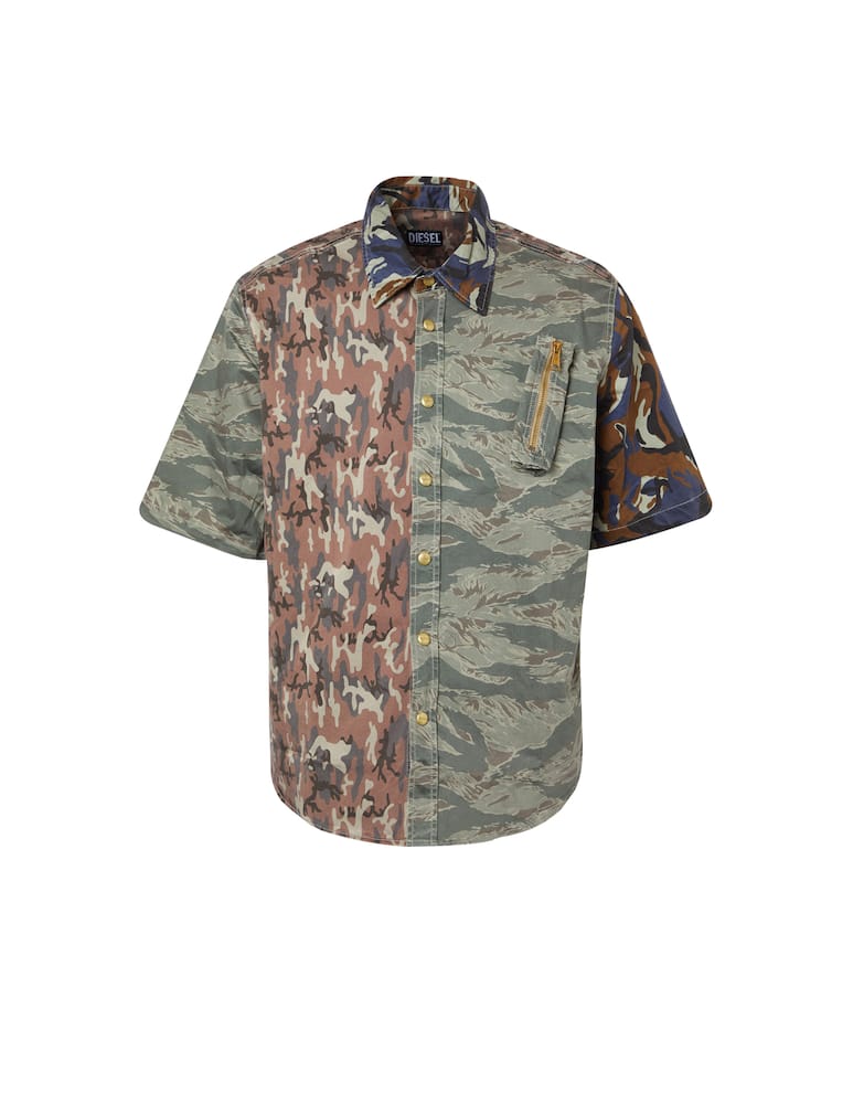 rinascente Diesel Short sleeve camo color shirt - multi