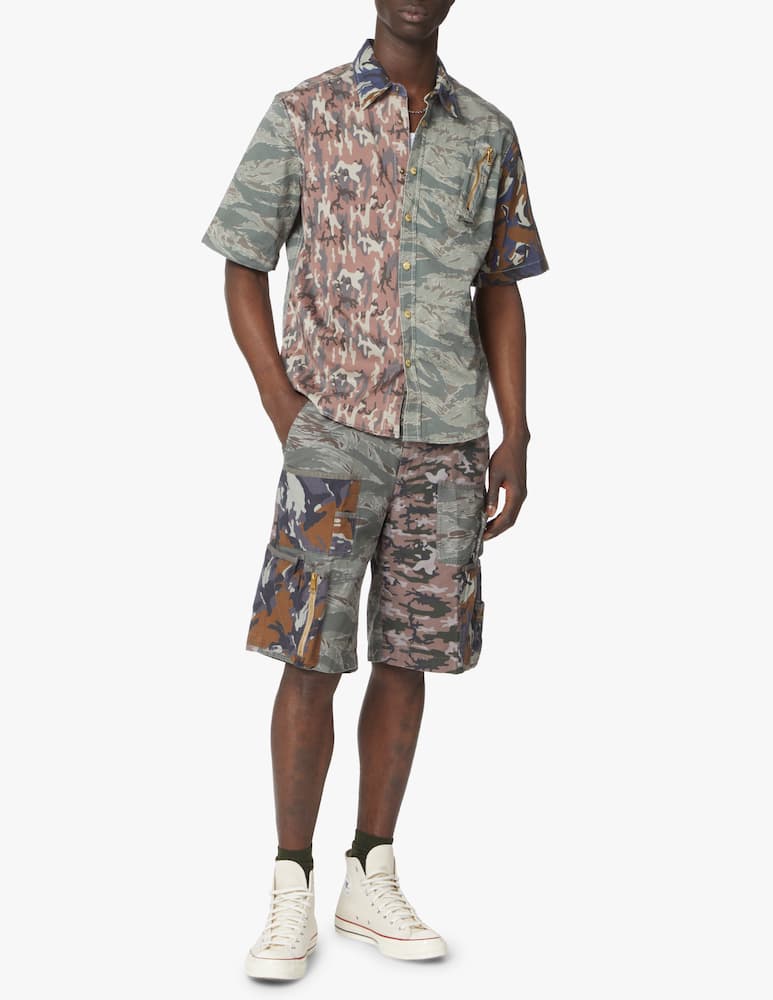 rinascente Diesel Short sleeve camo color shirt - multi