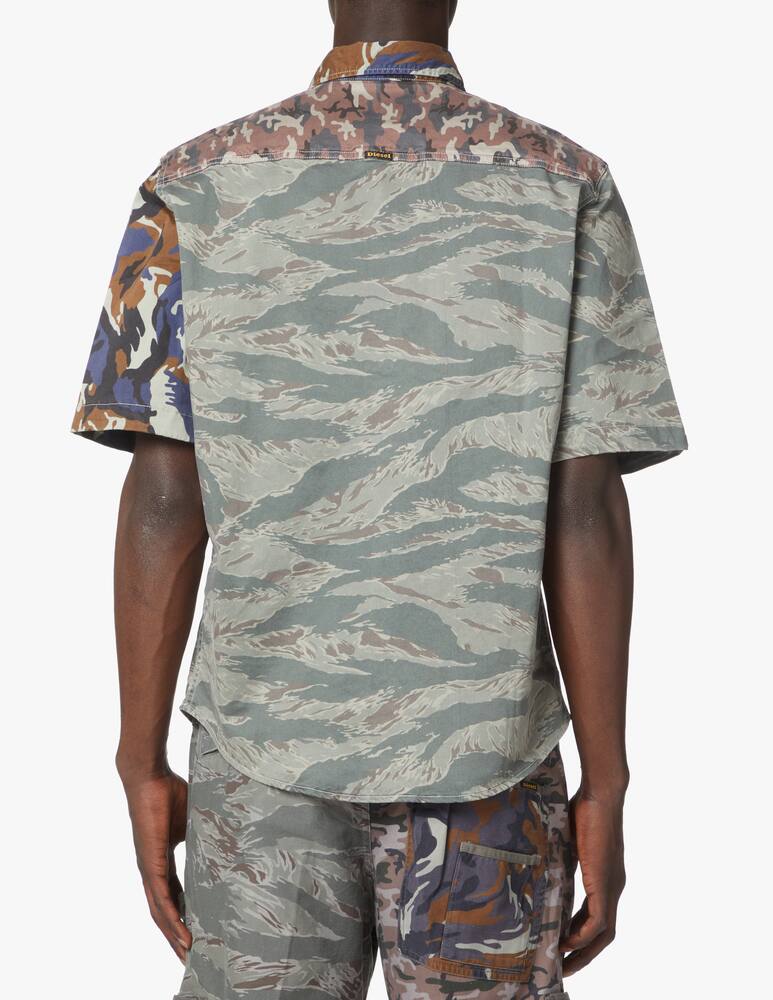 rinascente Diesel Short sleeve camo color shirt - multi