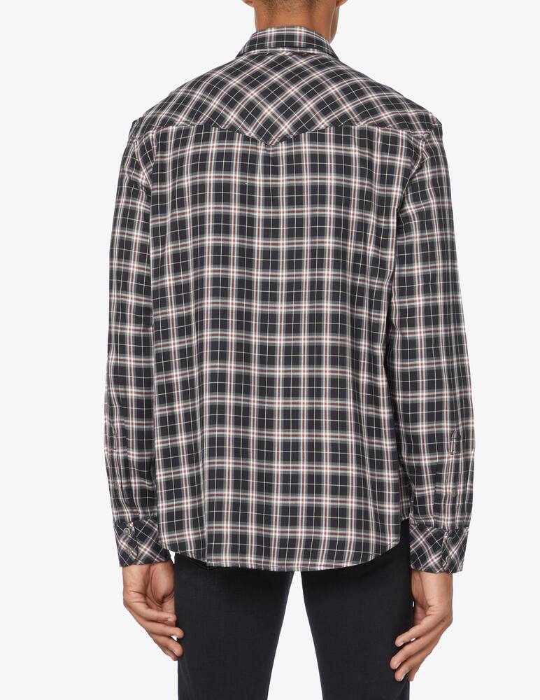 rinascente Diesel Checked long sleeve shirt - Black
