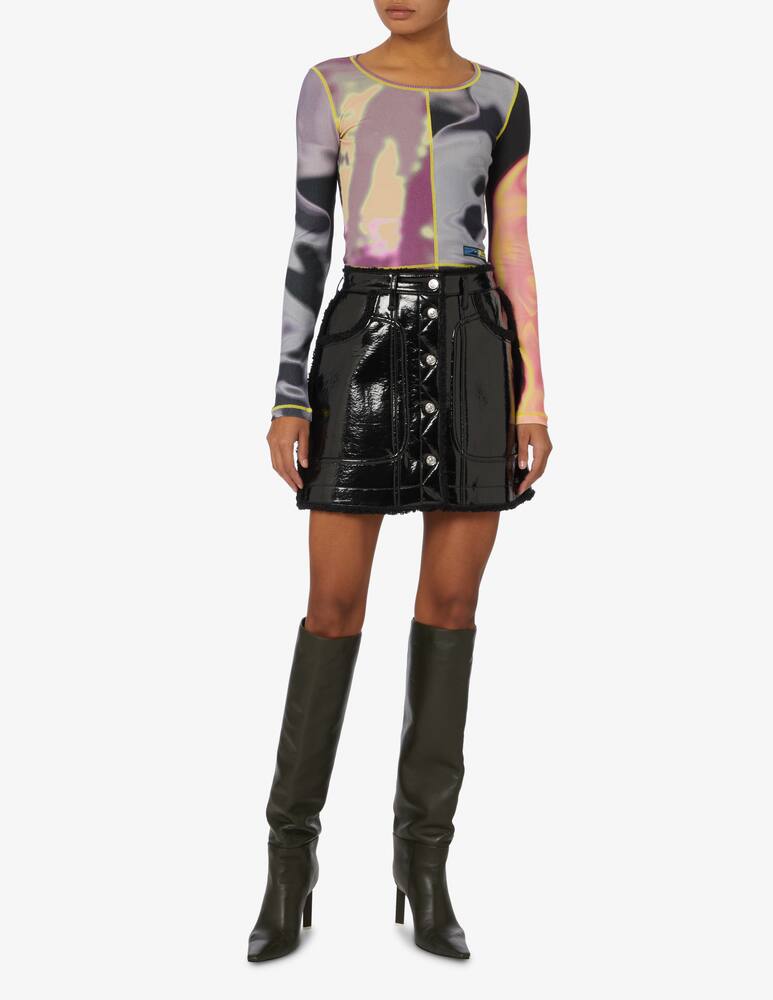 rinascente Diesel Maglia a maniche lunghe in cotone - Nero