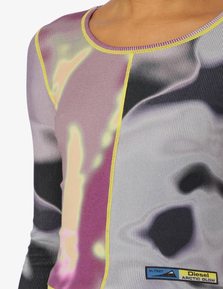 rinascente Diesel Maglia a maniche lunghe in cotone - Nero