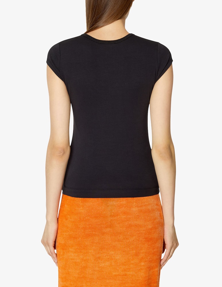 Diesel T-shirt in cotone - Nero - immagine 3 Diesel T-shirt in cotone - Nero - immagine 3