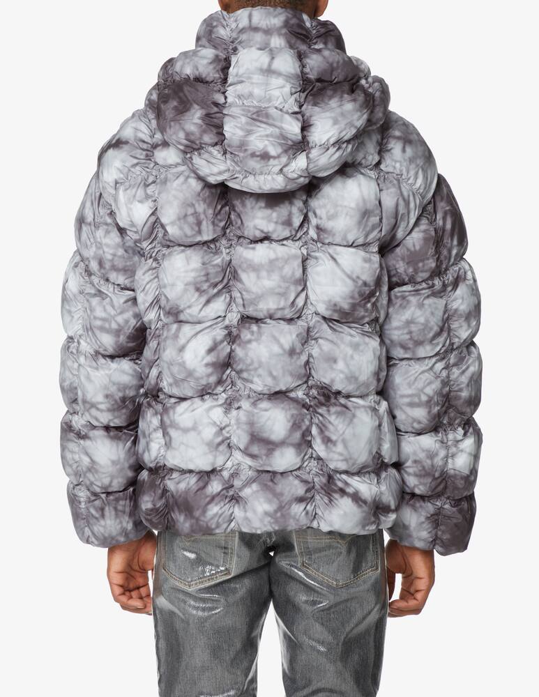 rinascente Diesel Giacca con cappuccio imbottita con fantasia - Grigio