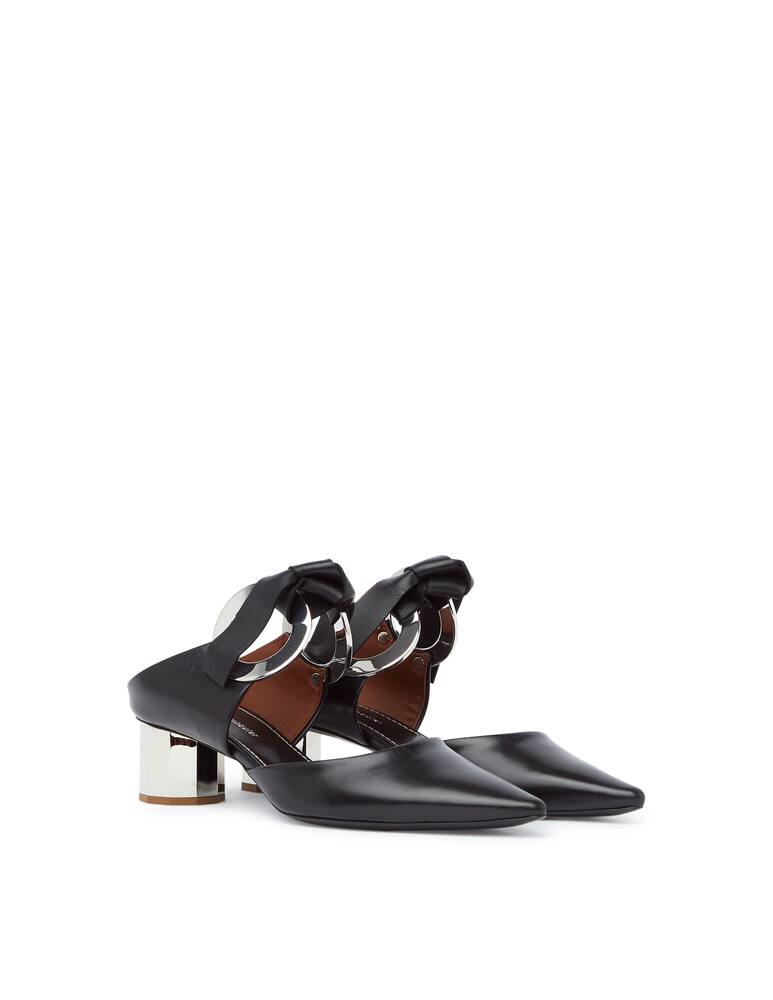 rinascente Proenza Schouler Mules in pelle con nastro