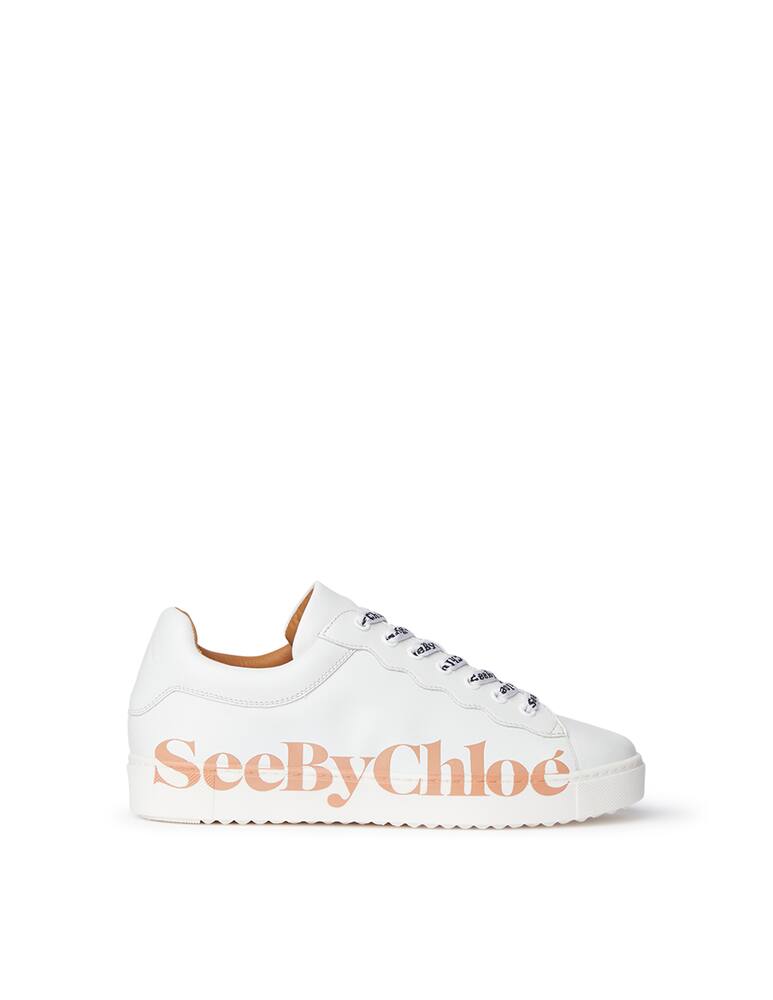 rinascente See By Chloé Sneakers con logo in pelle 