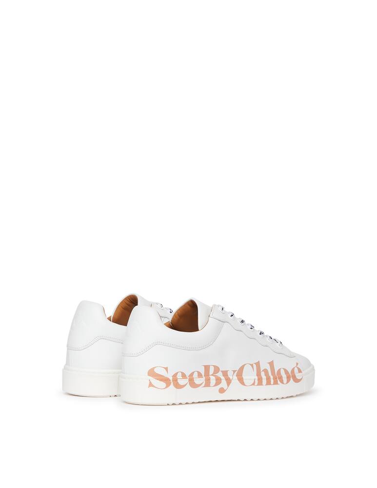 rinascente See By Chloé Sneakers con logo in pelle 