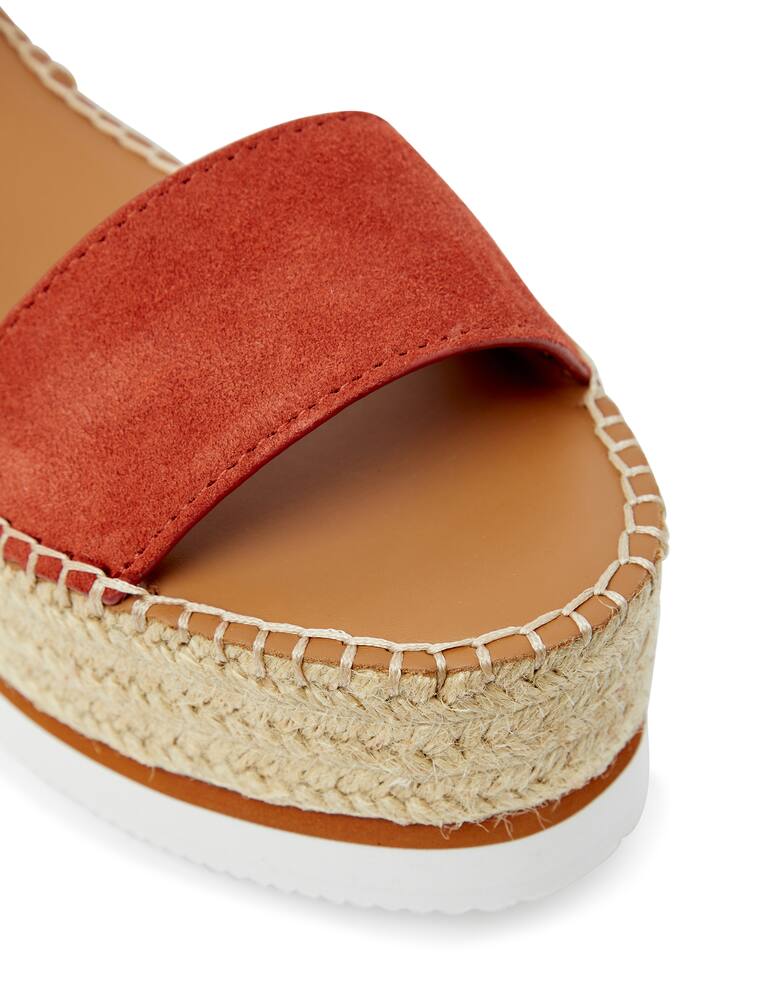 rinascente See By Chloé Leather sandals with rubber soles