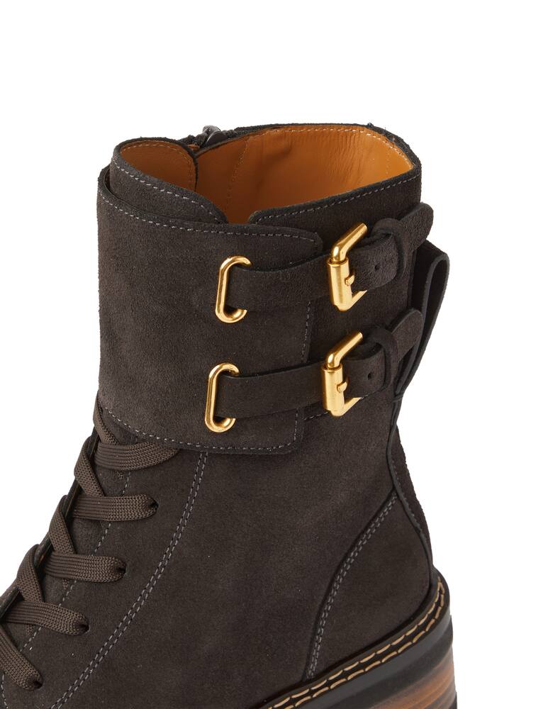 rinascente See By Chloé Leather combat boots