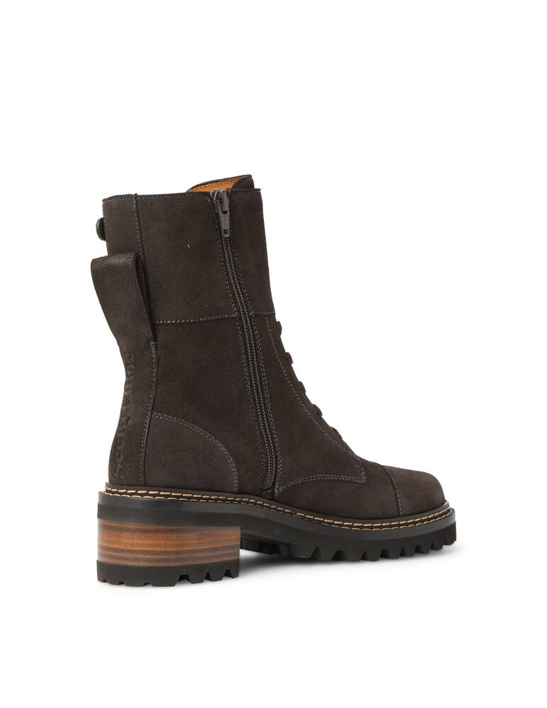 rinascente See By Chloé Leather combat boots