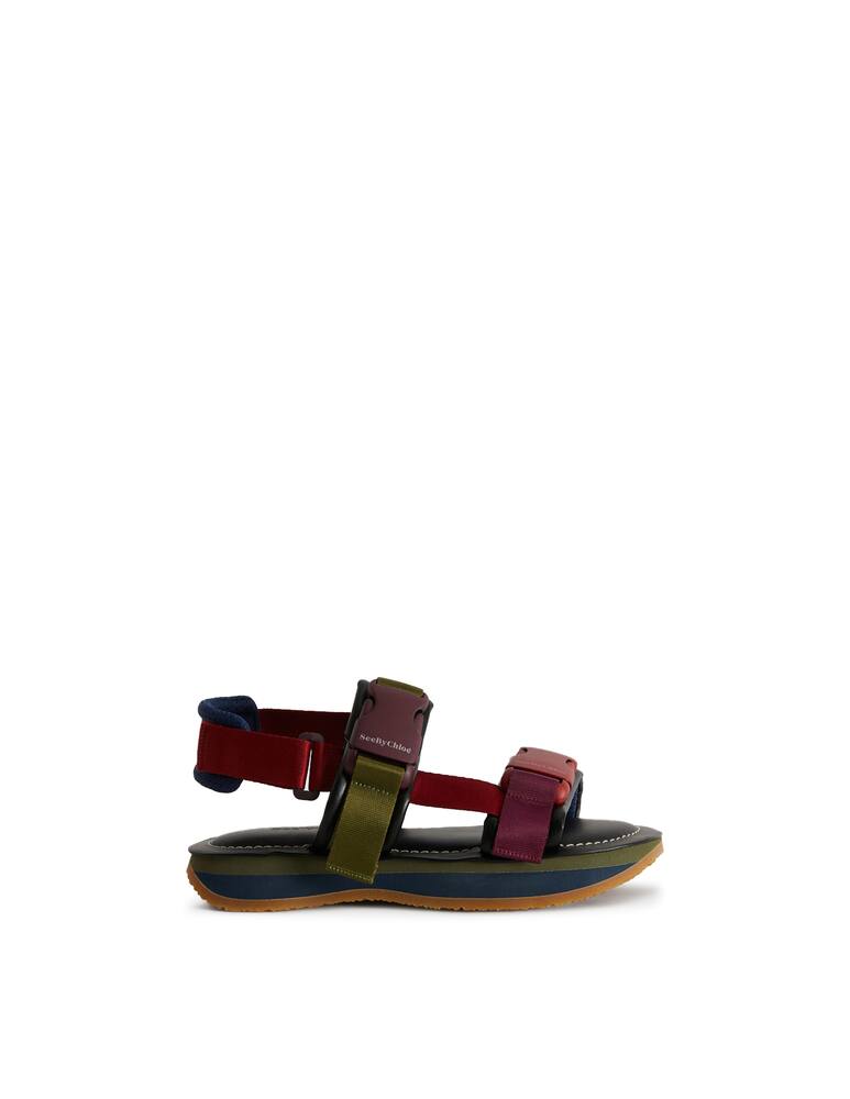 rinascente See By Chloé Ysee sandals with bicolor belt