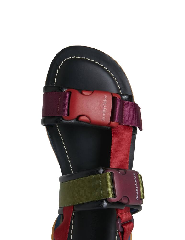 rinascente See By Chloé Ysee sandals with bicolor belt