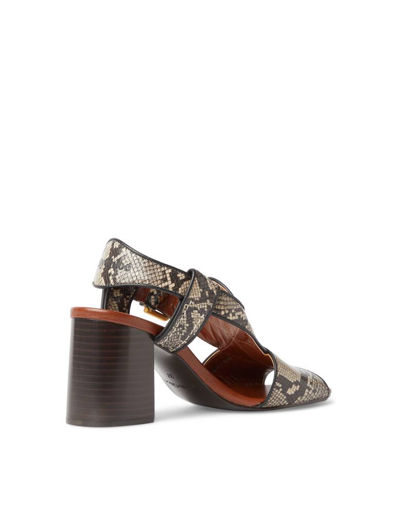 rinascente See By Chloé Sandalo con tacco largo in pitone Hella