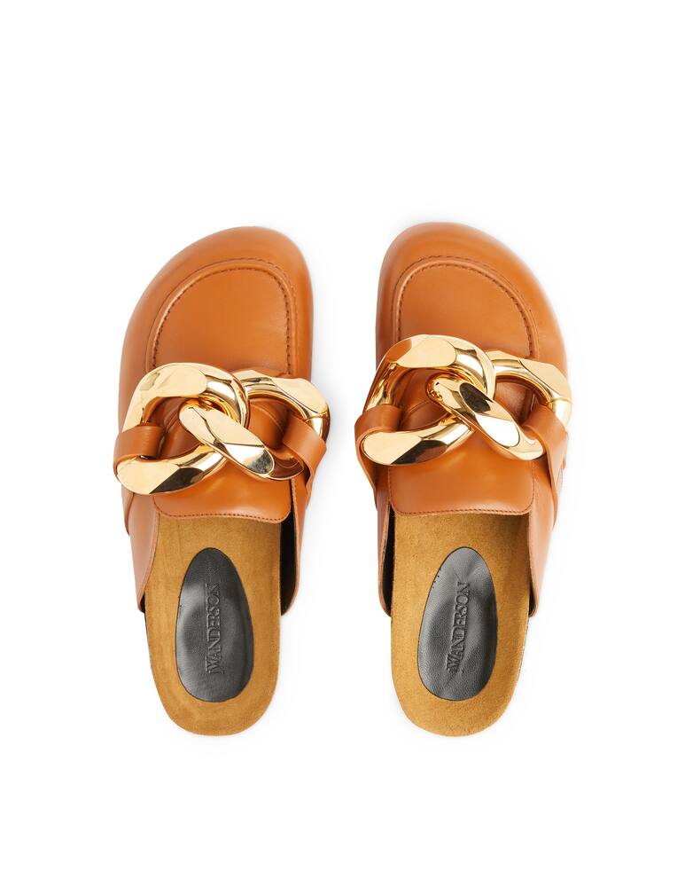 rinascente JW Anderson Chain leather loafers