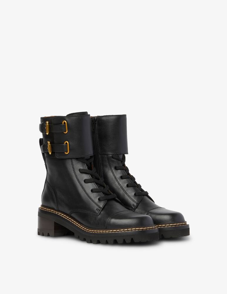 rinascente See By Chloé Mallory combat boots - Black