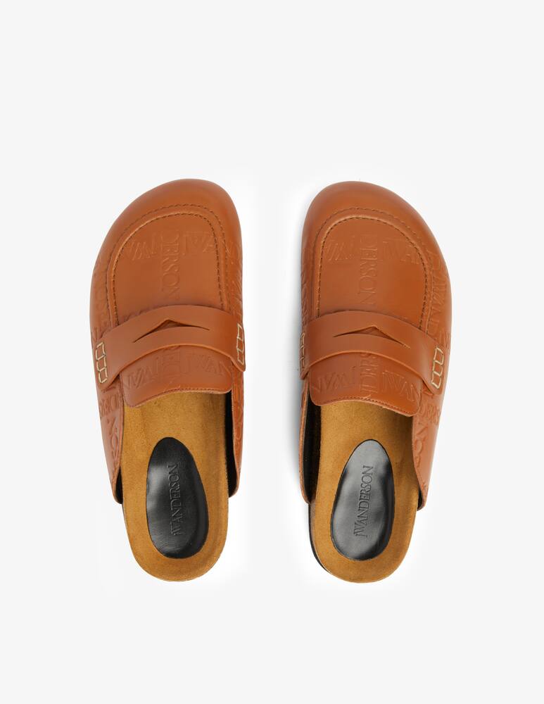 rinascente JW Anderson Mocassino con logo impresso - marrone