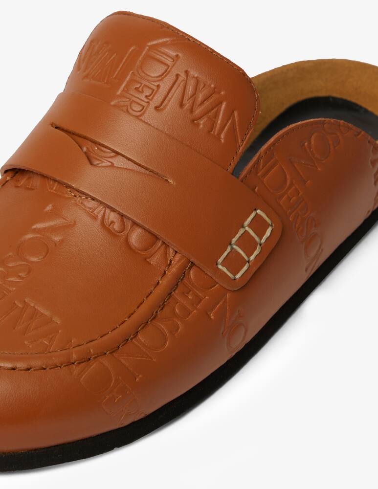 rinascente JW Anderson Mocassino con logo impresso - marrone