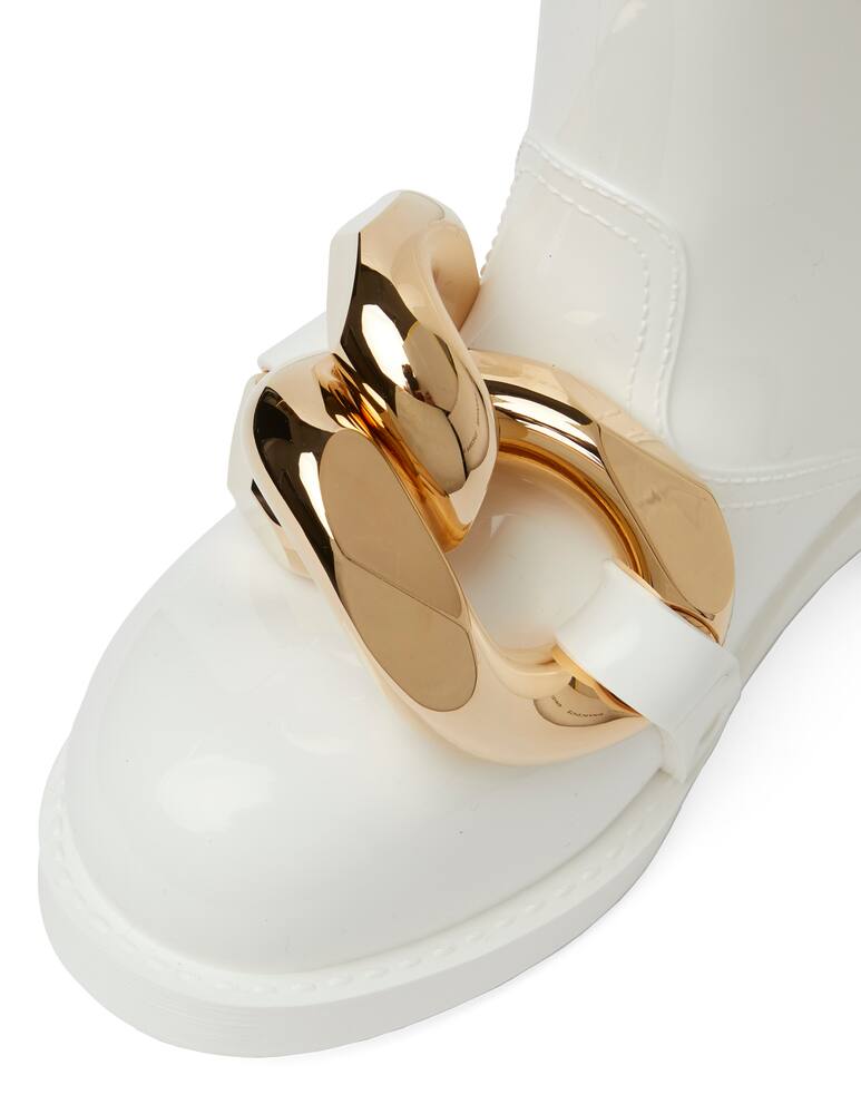 rinascente JW Anderson Chain rubber bootie - white