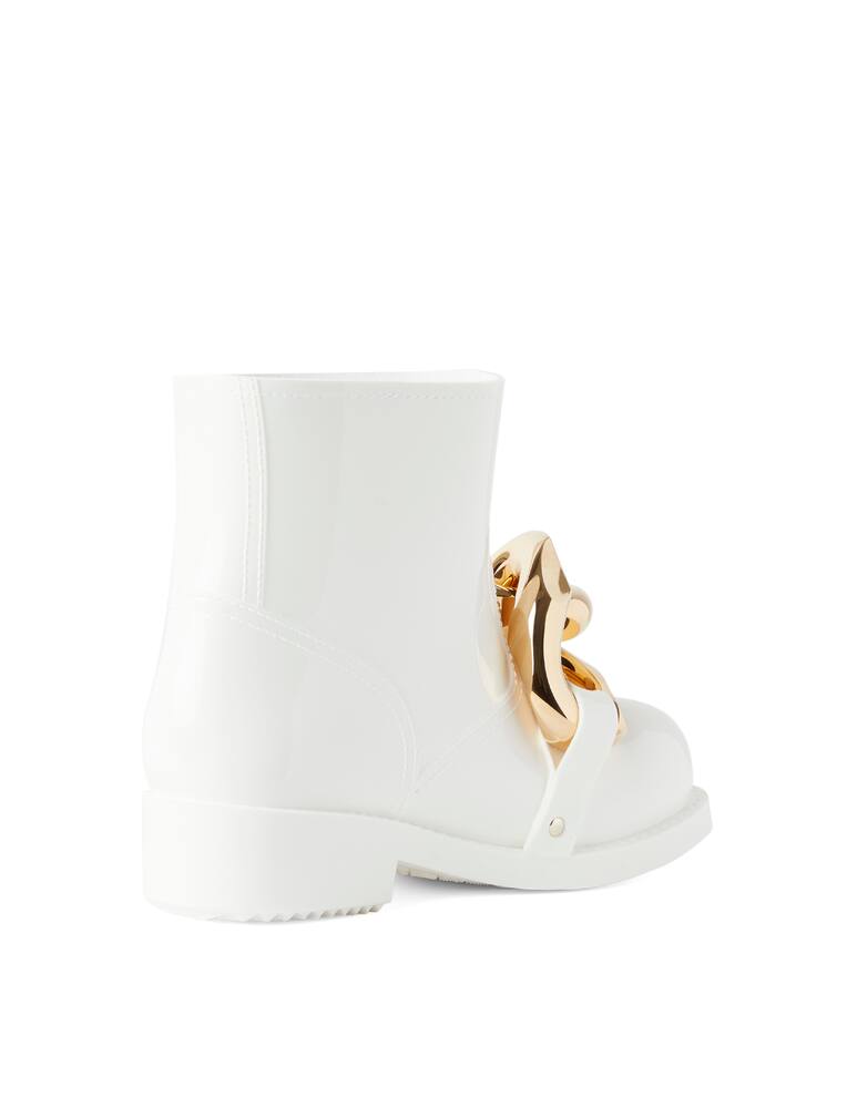 rinascente JW Anderson Chain rubber bootie - white