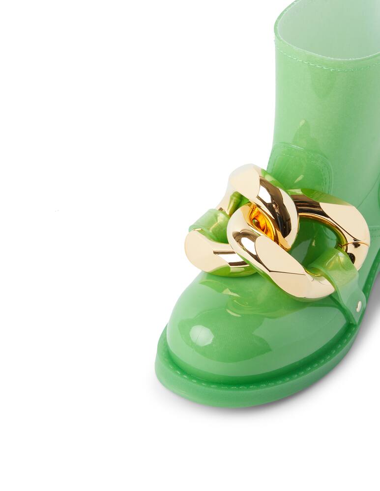 rinascente JW Anderson Stivaletti in gomma Chain - verde