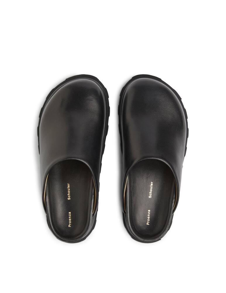 rinascente Proenza Schouler Leather smooth mules - black