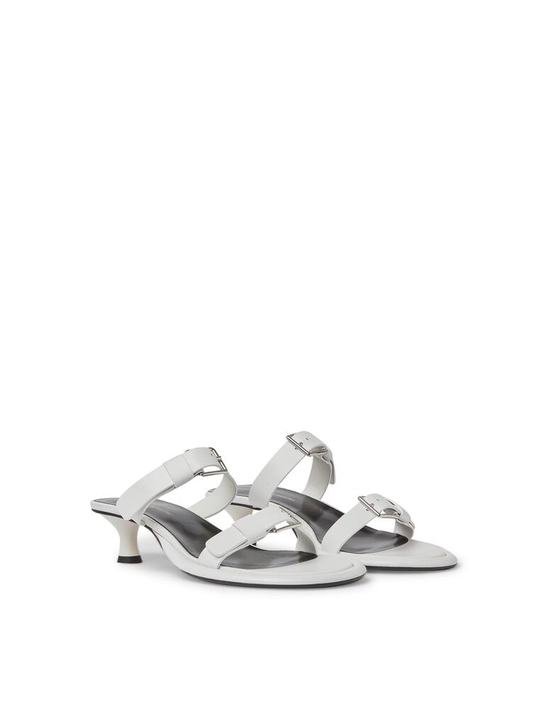 Proenza Schouler 2 straps sandals with buckle - white - picture 2 Proenza Schouler 2 straps sandals with buckle - white - picture 2