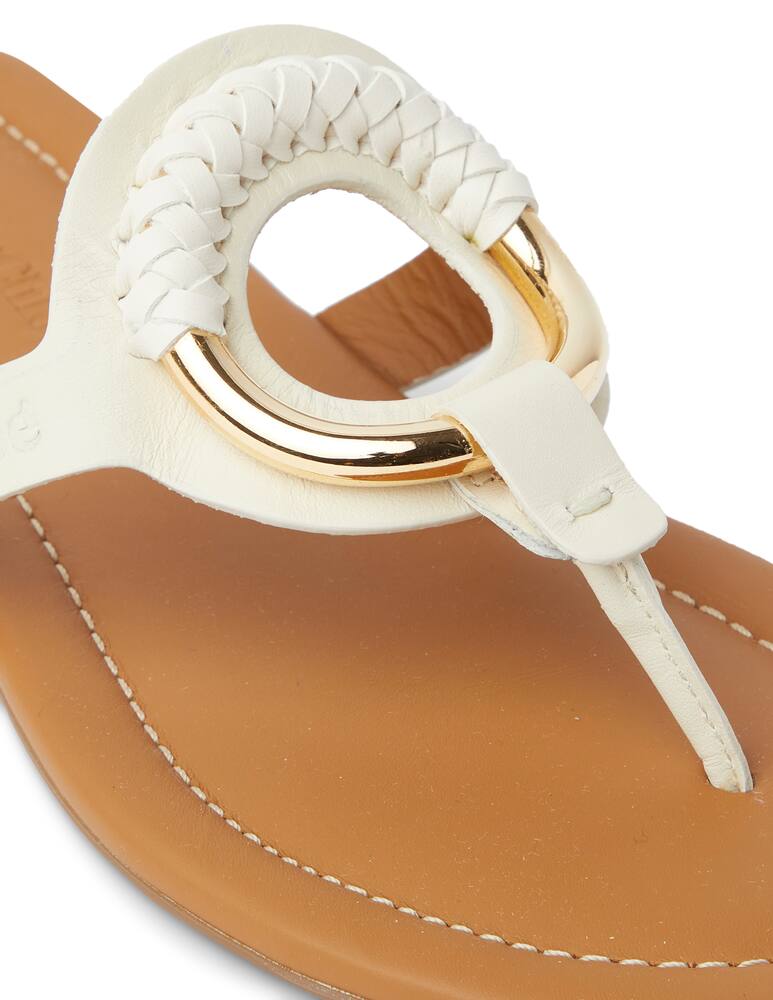 rinascente See By Chloé Infradito in pelle Hana - bianco