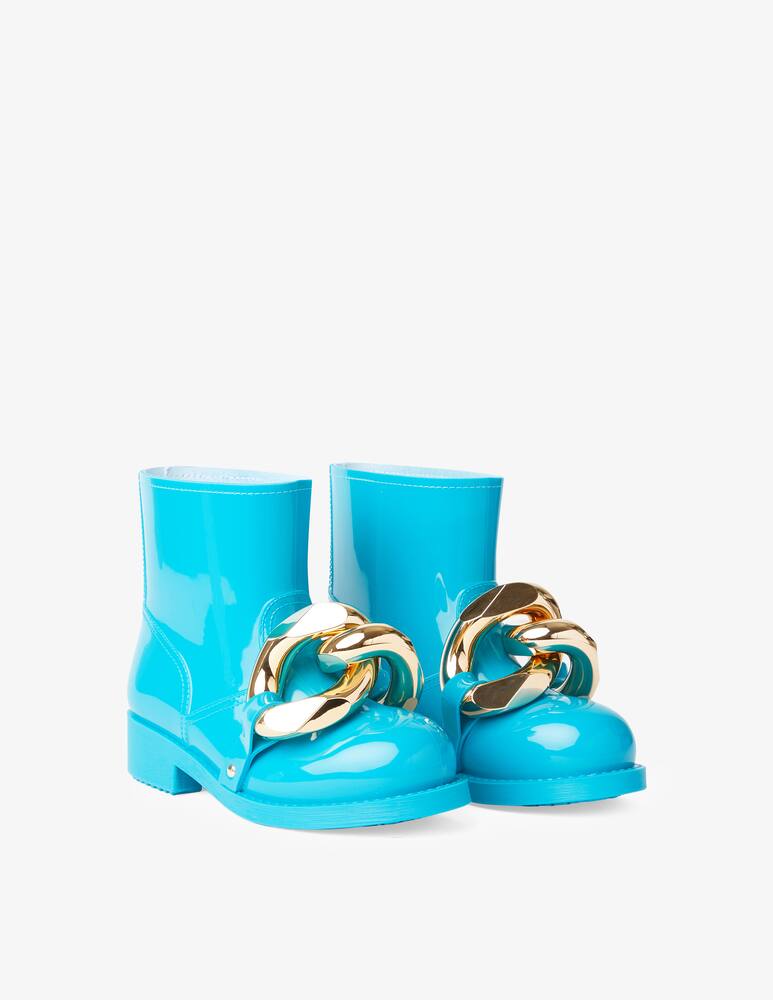 rinascente JW Anderson Chain rubber bootie - light blue
