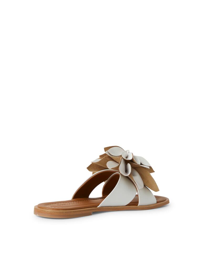 rinascente See By Chloé Sandali bassi in con fiori grande Magnolia - bianco