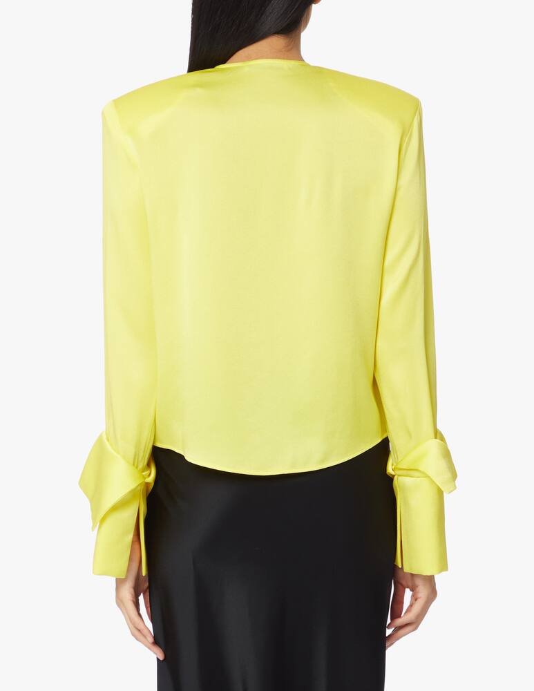 rinascente MVP Wardrobe Camicia in raso Ava - giallo