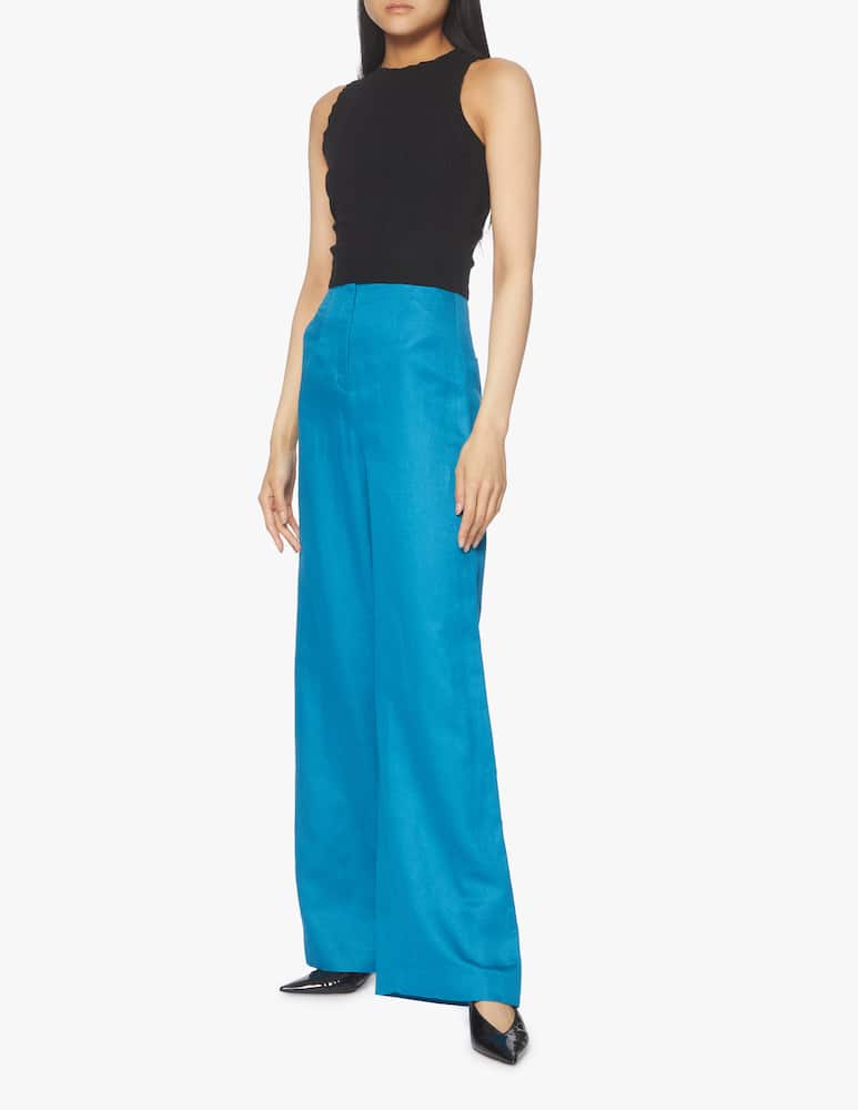 rinascente MVP Wardrobe Pantalone a palazzo Grace - azzurro