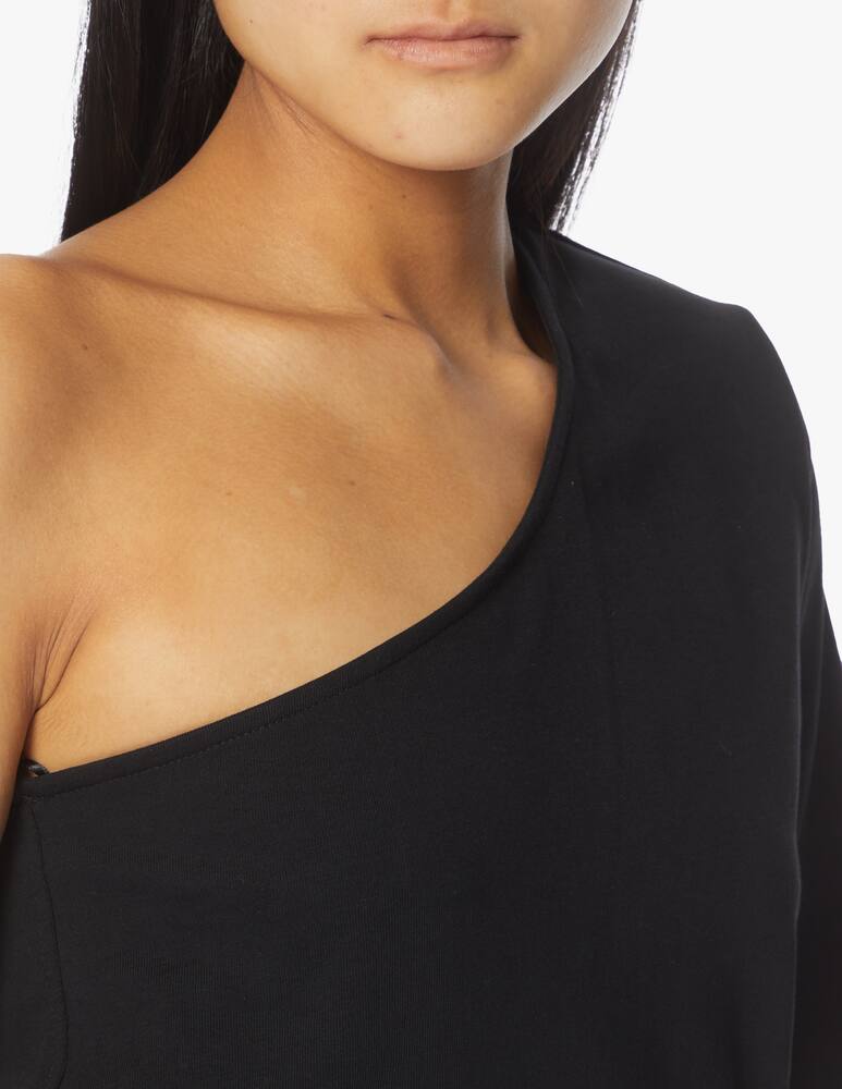 rinascente MVP Wardrobe Maglia a maniche corte monospalla Liv - nero