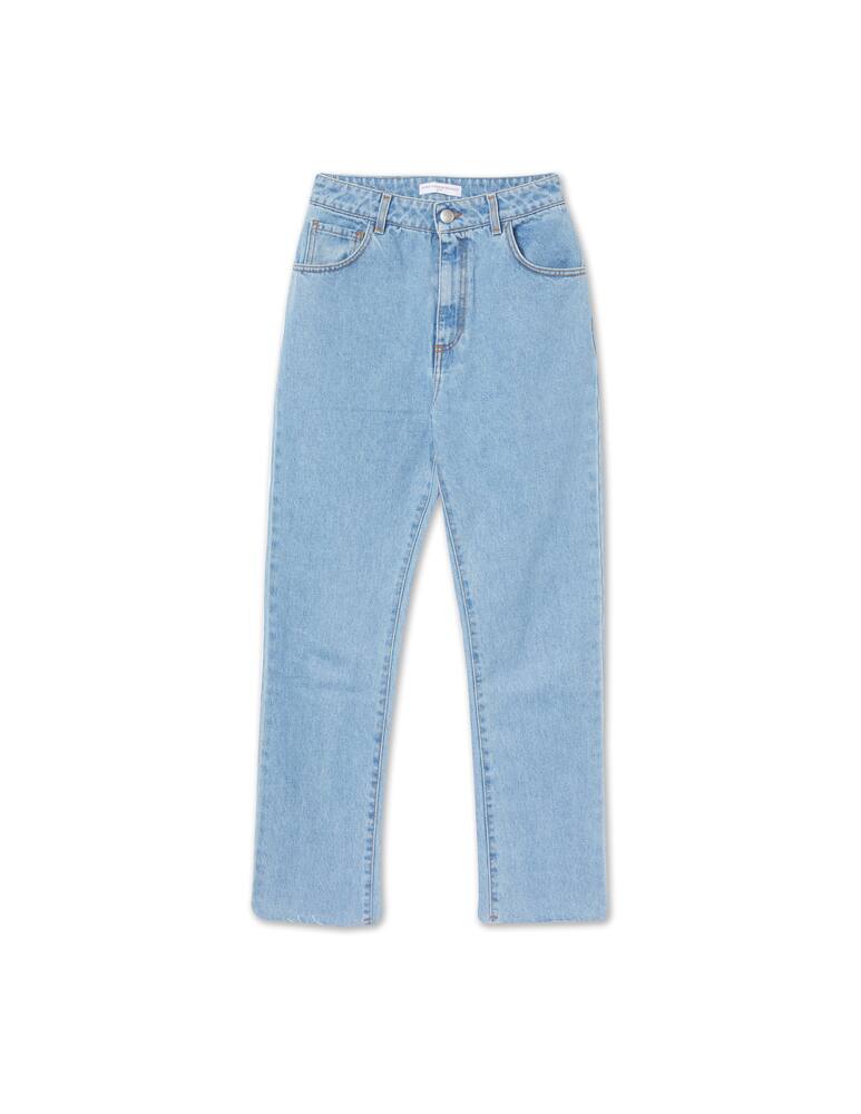 rinascente MVP Wardrobe Jeans straight a vita alta Bibi - azzurro