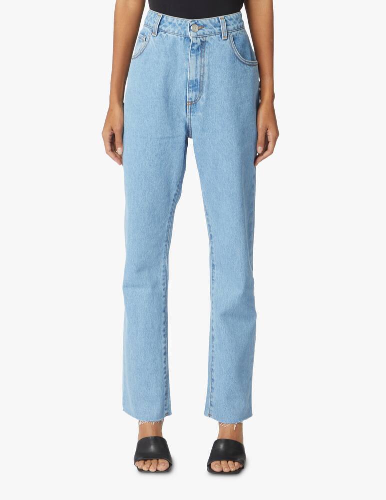 rinascente MVP Wardrobe Jeans straight a vita alta Bibi - azzurro
