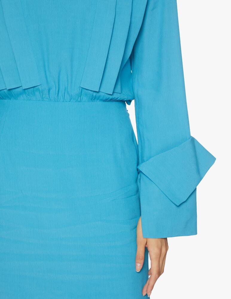 rinascente MVP Wardrobe Audrey crepe short dress - light blue