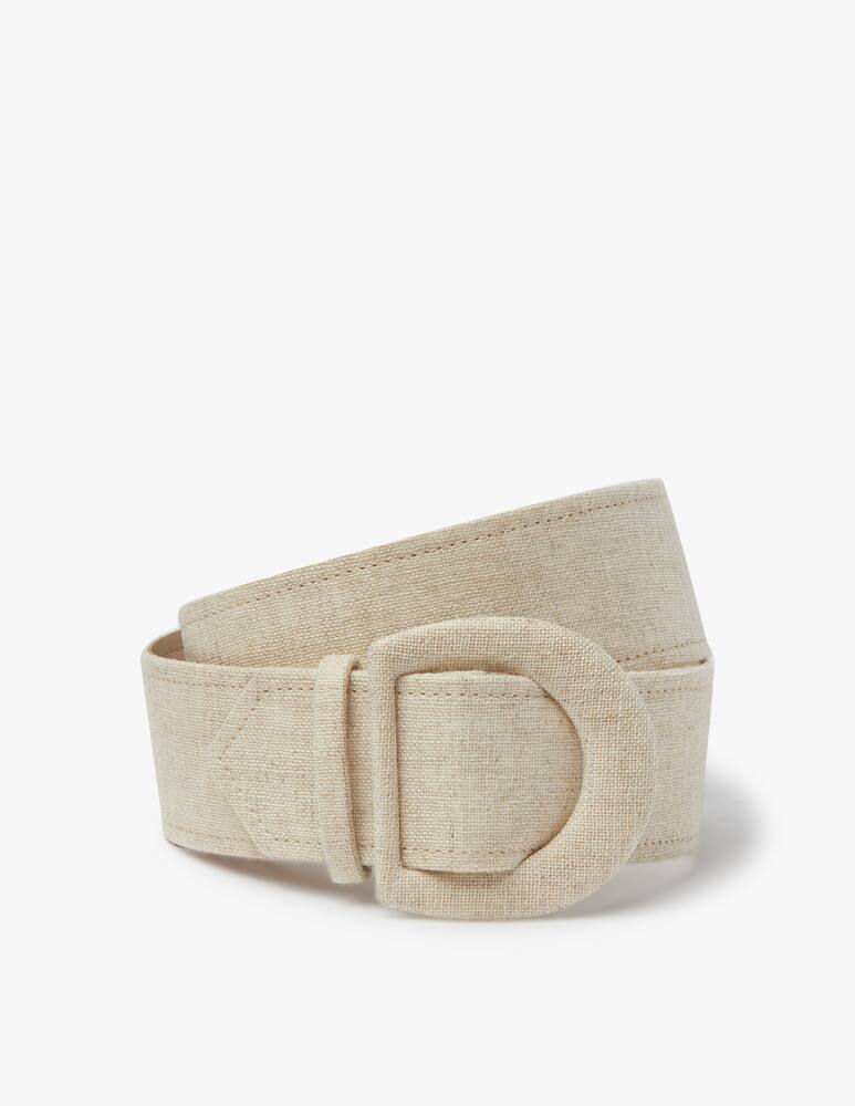 rinascente MVP Wardrobe Claudia linen blend belt - Beige