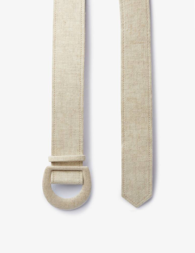 rinascente MVP Wardrobe Claudia linen blend belt - Beige