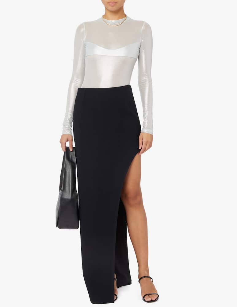 rinascente MVP Wardrobe Palza mini skirt with slit