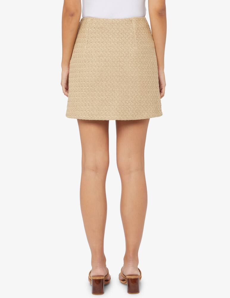 rinascente MVP Wardrobe Gonna mini in rafia Santa Monica