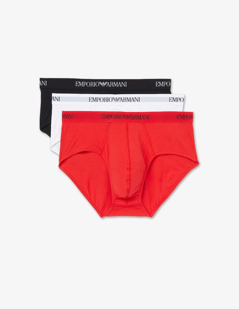 Emporio Armani Slip 3p pure cotton - immagine 1 Emporio Armani Slip 3p pure cotton - immagine 1