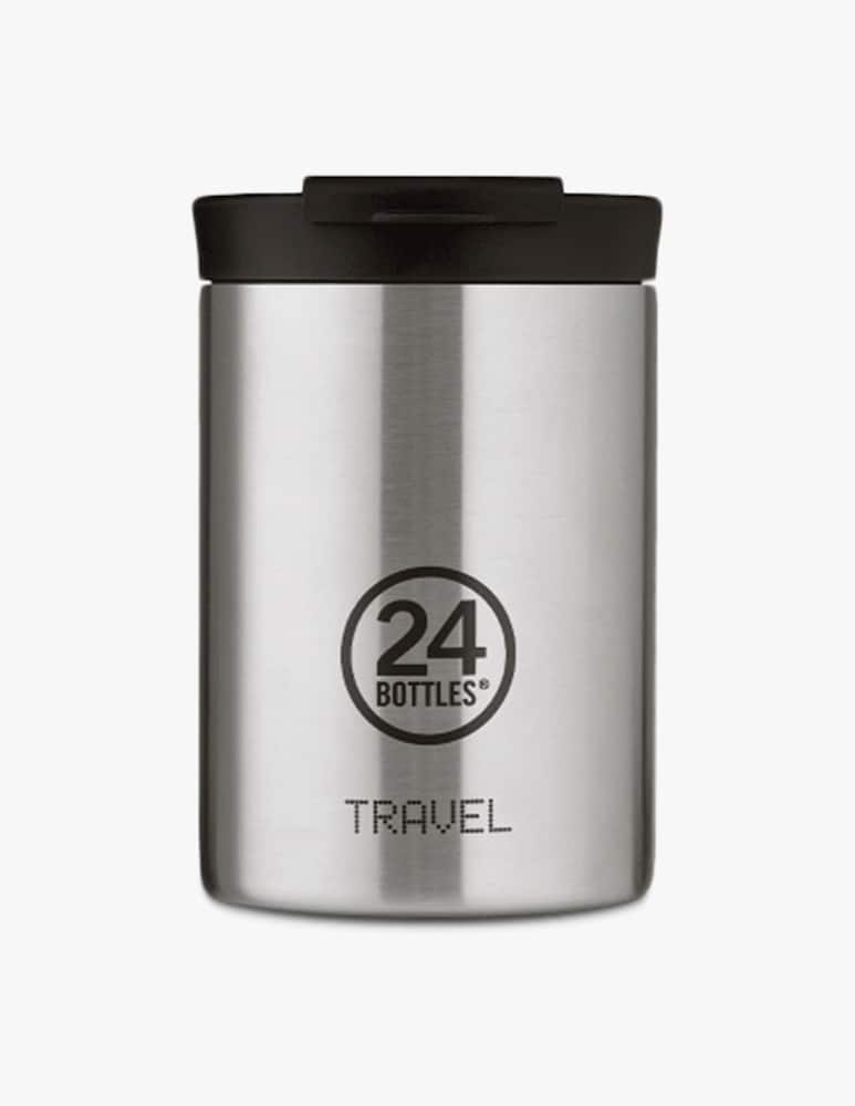 24Bottles Travel Tumbler 350 Brushed Steel - immagine 1 24Bottles Travel Tumbler 350 Brushed Steel - immagine 1