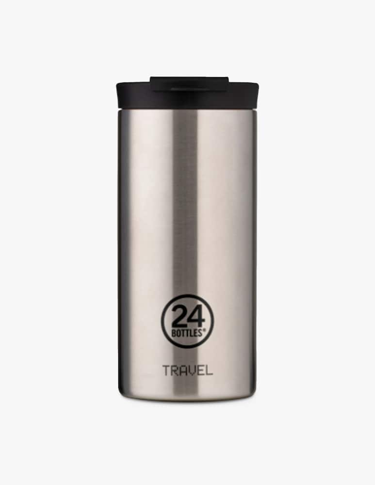 24Bottles Travel Tumbler 600 Brushed Steel - immagine 1 24Bottles Travel Tumbler 600 Brushed Steel - immagine 1