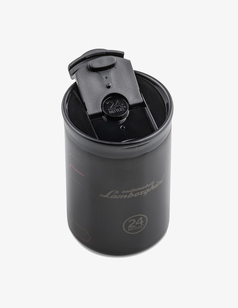 rinascente 24Bottles Automobili Lamborghini Travel Tumbler Thermal Cup - Nero