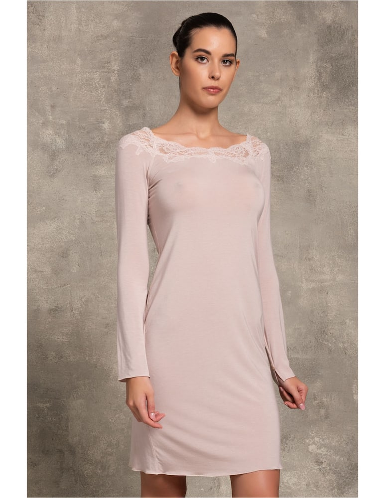 Paladini Camicia da notte corta in pizzo - immagine 1
