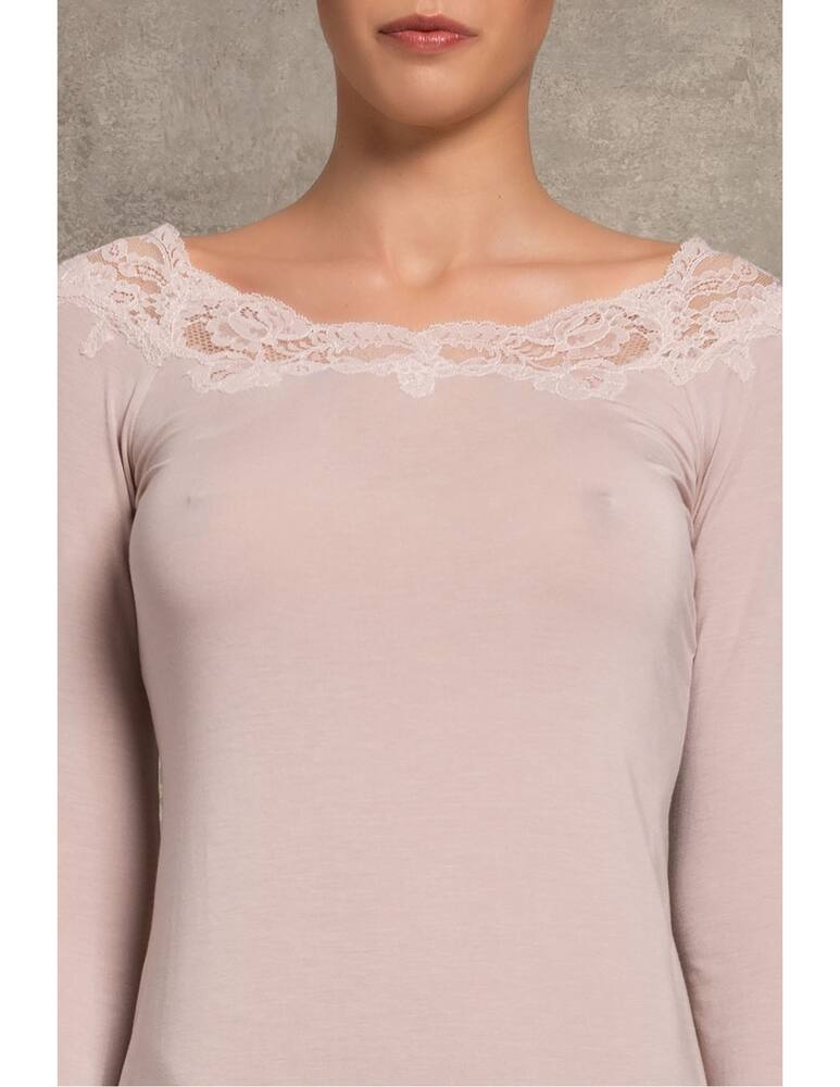 Paladini Camicia da notte corta in pizzo - immagine 4
