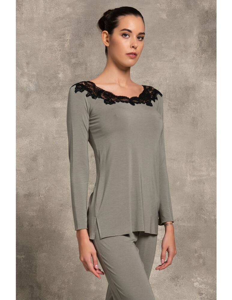 rinascente Paladini Lace pajamas with long sleeves